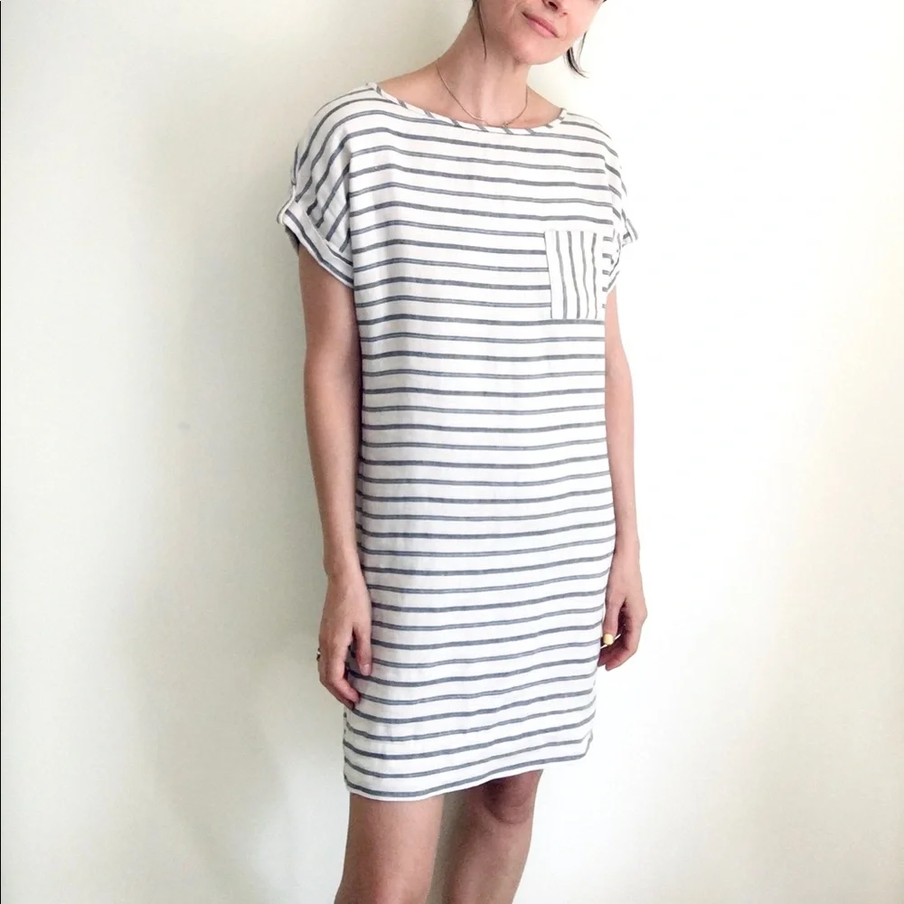 100% linen sack dress - Picture 2 of 16